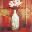 White Flowers in a Vase Painting on Canvas Hand Painted High Quality Wall Art for Home Decor