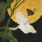 White Flowers in Blossoming Painting on Canvas Hand Painted High Quality Wall Art for Home Decor