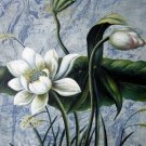 White Rose Painting on Canvas Hand Painted High Quality Wall Art for Home Decor