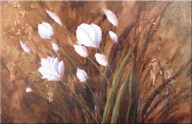 Yellow Flower, Compact Painting on Canvas Hand Painted High Quality Wall Art for Home Decor