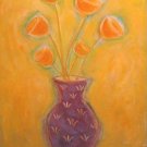 Yellow Flowers Painting on Canvas Hand Painted High Quality Wall Art for Home Decor