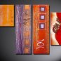 100% Hand-Paint Abstract Painting Acrylic Canvas Art Decor Brand New Nice Original Contemporary