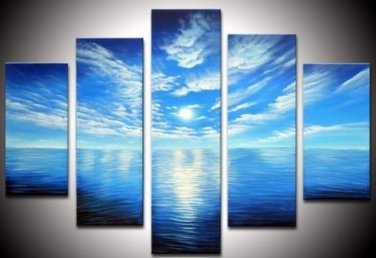 100% Hand-Paint Abstract Painting Acrylic Canvas Art Decor Brand New High Quality Original