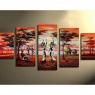 100% Hand-Paint Abstract Painting Acrylic Canvas Sets Decor Brand New Nice Original Modern