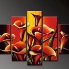 100% Hand-Paint Abstract Painting Acrylic Canvas Sets Decor High Quality Bestbid Original Modern