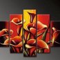 100% Hand-Paint Abstract Painting Acrylic Canvas Sets Decor High Quality Bestbid Original Modern