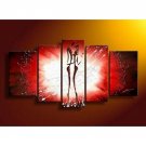 100% Hand-Paint Abstract Painting Acrylic Wall Art Decor Brand New Nice Original Contemporary