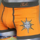 D321 Apollo Sun Pattern Mens Trunk Orange