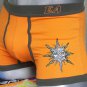 D321 Apollo Sun Pattern Mens Trunk Orange