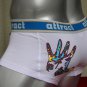 AT03 hand palm Pattern Mens Trunk white