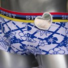 Y306 The cherry blossom Pattern Mens Trunk blue