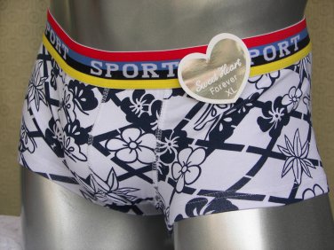 Y306 The cherry blossom Pattern Mens Trunk black