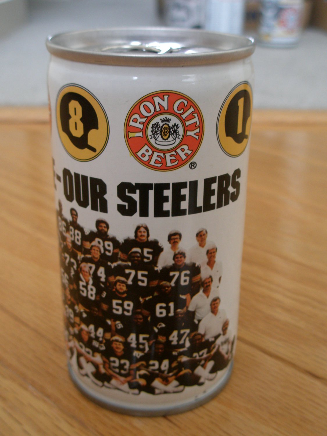 1981 Pittsburgh's Pride Steelers Team Beer Can