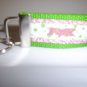 Fox Racing & Monster on green, Wristlet Key Fob mini