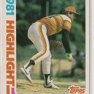 1982 Topps 81' Highlight Nolan Ryan