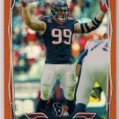 2014 Topps Chrome Orange Refractor J. J. Watt