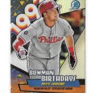 2018 Bowman Chrome Birthdays Trea Turner