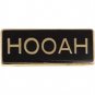 Hooah lapel pin