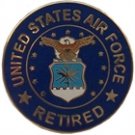 Air Force Retired Lapel pin