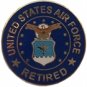 Air Force Retired Lapel pin