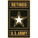 Retired Army lapel pin