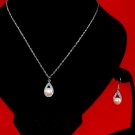 Natural White Pearl Jewellery Set