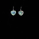 Abalone Paua Heart Shell Earrings