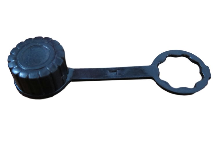 1 New REAR VENT CAP w Rubber Gasket Gott Rubbermaid Essence Wedco