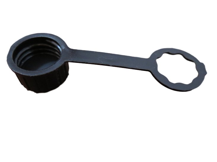 1 New REAR VENT CAP w Rubber Gasket Gott Rubbermaid Essence Wedco