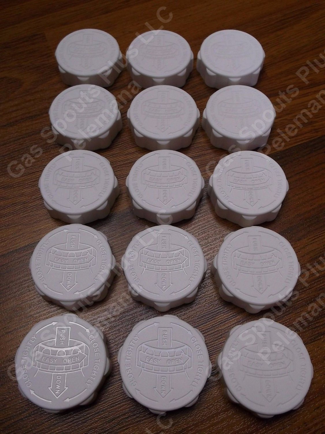 15Pack RUBBERMAID ESSENCE Gas Can CAPS ONLY Gallon SAFETY w RUBBER
