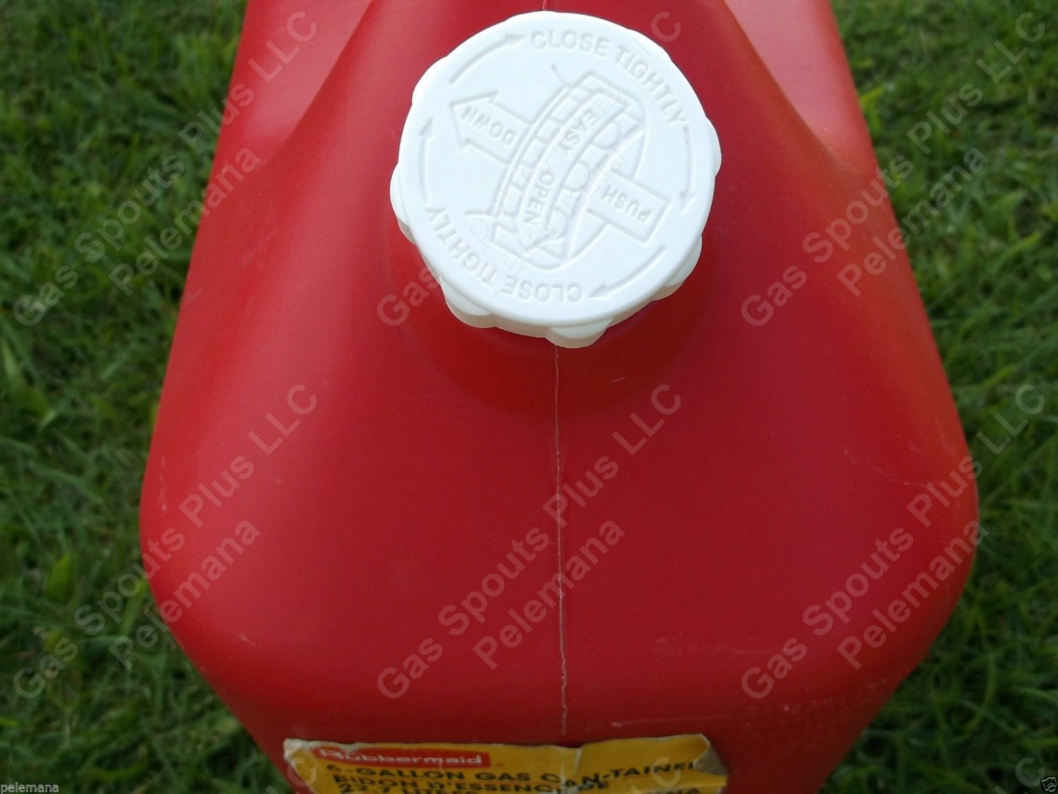 15Pack RUBBERMAID ESSENCE Gas Can CAPS ONLY Gallon SAFETY w RUBBER