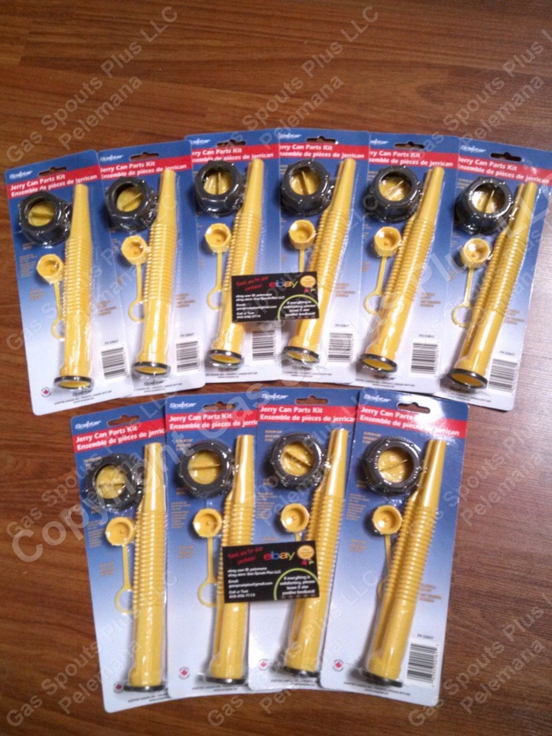 10pk SCEPTER GAS CAN SPOUTS & VENT KIT Moeller MIDWEST American IGLOO Eagle REDA