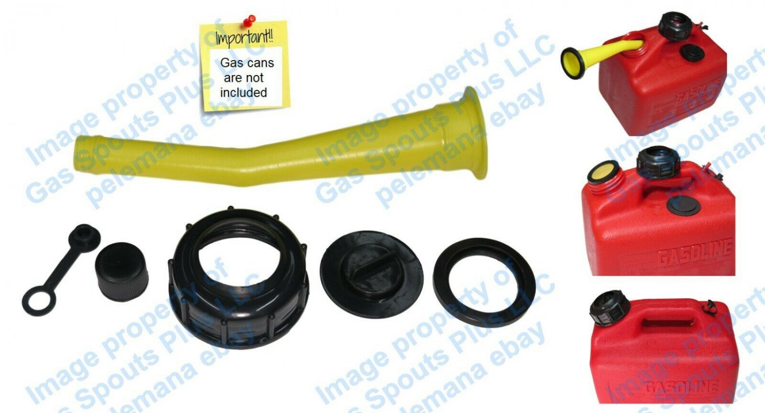 CHILTON YELLOW Gas Can SPOUT & PARTS KIT Sears Craftsman Aftermarket