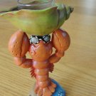 Free shipping CUTE BRAND NEW CRAB CANDLE HOLDER