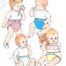 Diapers And Cover Sewing Pattern 90's Kwik Sew Easy Baby Toddler Boy Girl Designs 2062
