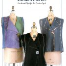 Vest Sewing Pattern Button Front Lapel Princess Seams 6 Designs Easy Indygo