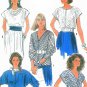 Easy Tops Sewing Pattern Vintage Disco Dolman Wing Sleeves Long Short 80s 8436 10-14