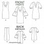 Hipster Dress Sewing Pattern Trendy Retro Mod 70s Slim Fit Above Knee 5621 4-10
