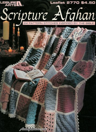 Leisure Art Scripture Afghan Crochet Throw Pattern Stitches How To Cross Crown Star Heart Trinity