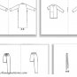 Pajama Tie Robe Sewing Pattern Easy Pant Top Shorts Long Short Sleeve Lounge 3370 XS-M