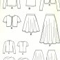 Girls Skirt Sewing Pattern Tops Bolero Jacket Full Circular Easy Above Knee Ankle 9459 3-6