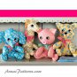 Stuffed Animal Sewing Pattern Nursery Baby Giraffe Elephant Pig Cat Child Plush Toy 2613