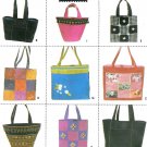 Tote Bag Sewing Pattern Bucket Handbag Carry-All Bookbag Shopper Beach Gym Baby 9963