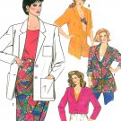 Boxy Suit Jacket Sewing Pattern Loose Fit Bolero Crop Unlined Classic Easy Vintage 6-14 9628