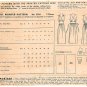 McCalls 40's Vintage Sewing Pattern Sexy Nightgown Evening Gown Long V-Neck Shaped Midriff 14 5784