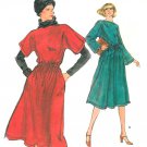 Vintage Vogue Sewing Pattern Dolman Sleeve Dress Kimono 70s Retro Mod Below Knee 12 9576