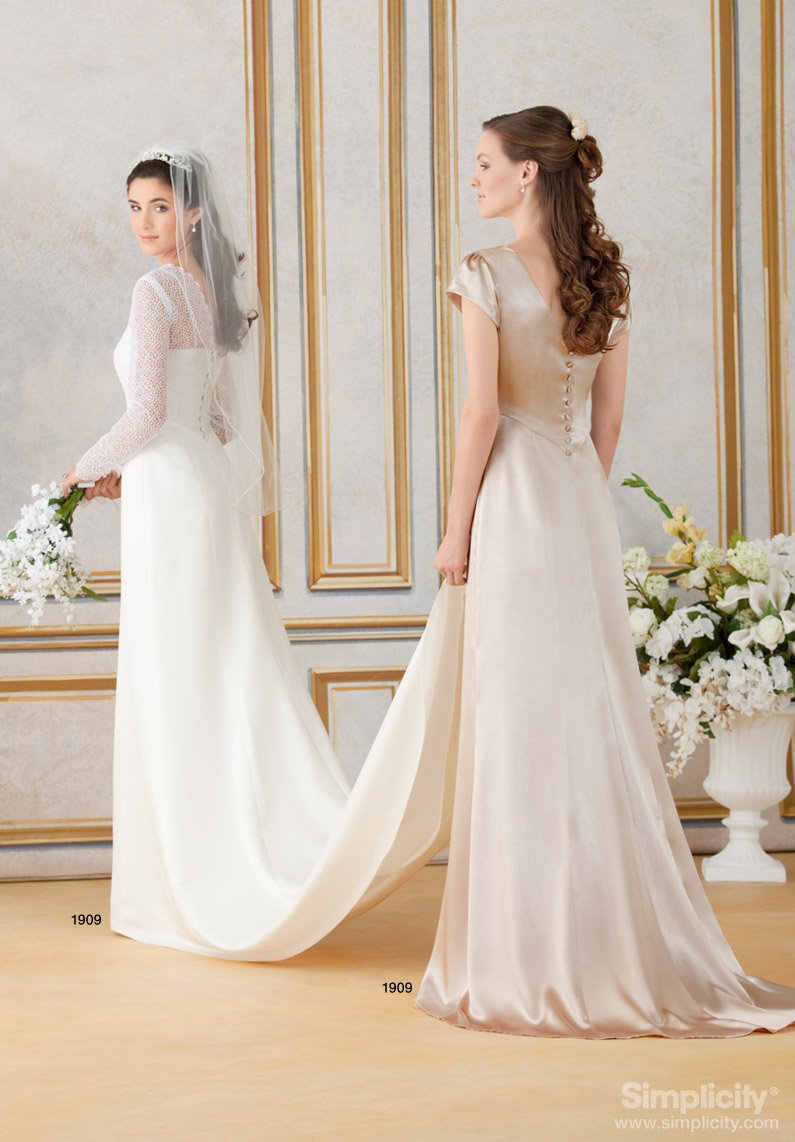 bridal gown patterns