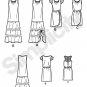 Funky Dress Sewing Pattern Sleeveless Tiered Skirt Slim Short Sexy Flounce Runway 4-18 1897