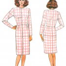 Vogue Sewing Pattern Fitted Shell Dress Jewel Neckline Long Sleeve 10 Vintage Retro 1000