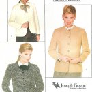 Picone Vogue Blazer Suit Jacket Sewing Pattern 6 Crop Button Lined Coat Career Work Vintage 80s 2828